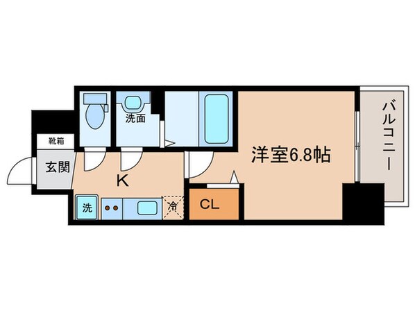 ディアレイシャス名古屋太閤通Ⅱの物件間取画像